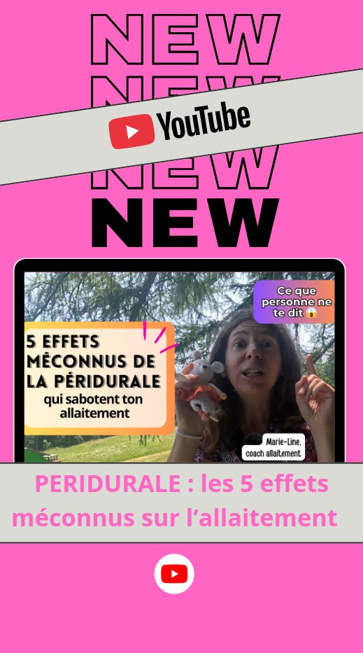 New YT peri video YouTube les 5 effets indésirables de la péridurale sur ton allaitement