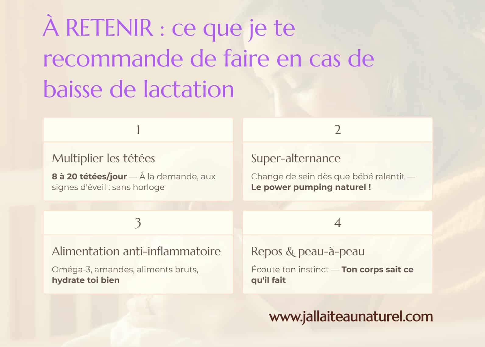 resumé baisse de lactation conduite a tenir résumé baisse de lactation conduite a tenir